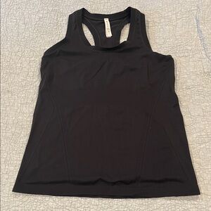 Athleta Momentum Seamless Black Tank Top